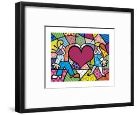 Heart Kids-Romero Britto-Framed Art Print