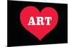 Heart (Love) Art-Ephemera-Mounted Poster