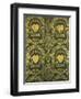 Heart Motif Ecclesiastical Wallpaper Design by Augustus Welby Pugin-Stapleton Collection-Framed Premium Giclee Print