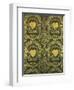 Heart Motif Ecclesiastical Wallpaper Design by Augustus Welby Pugin-Stapleton Collection-Framed Premium Giclee Print