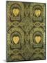 Heart Motif Ecclesiastical Wallpaper Design by Augustus Welby Pugin-Stapleton Collection-Mounted Premium Giclee Print