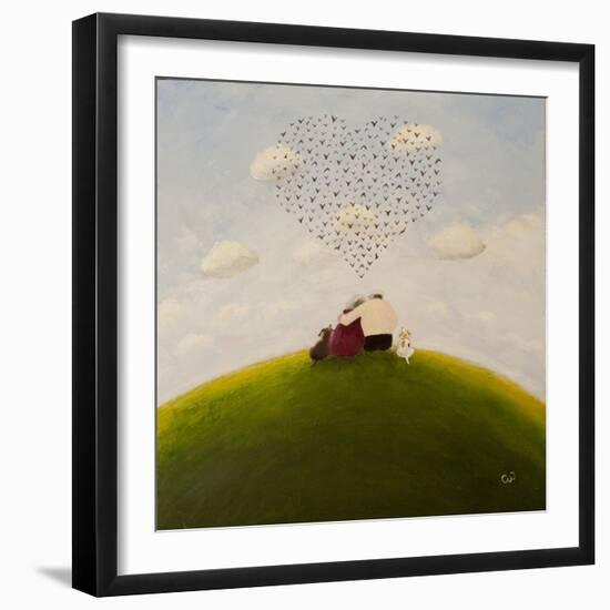 Heart Murmuration, 2016, (Oil on Panel)-Chris Ross Williamson-Framed Giclee Print