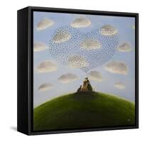 Heart Murmuration-Chris Ross Williamson-Framed Stretched Canvas