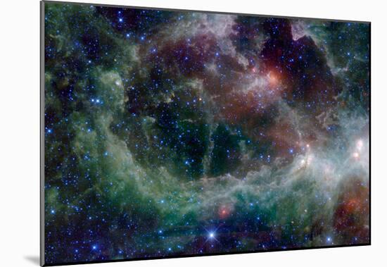 Heart Nebula in Cassiopeia Constellation Space Photo Poster Print-null-Mounted Poster