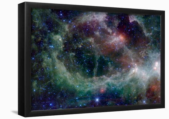 Heart Nebula in Cassiopeia Constellation Space Photo Poster Print-null-Framed Poster