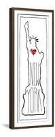 Heart NY B-OnRei-Framed Premium Giclee Print