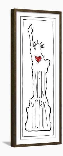 Heart NY B-OnRei-Framed Premium Giclee Print