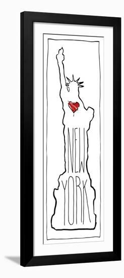 Heart NY B-OnRei-Framed Premium Giclee Print