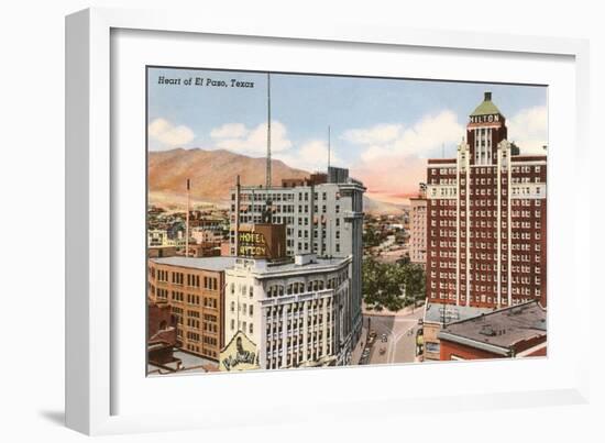 Heart of El Paso, Texas-null-Framed Art Print