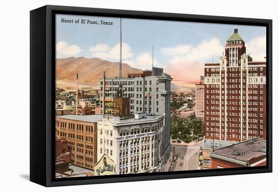 Heart of El Paso, Texas-null-Framed Stretched Canvas