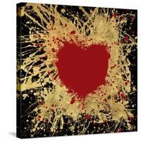 Heart of Gold 1-Art Licensing Studio-Stretched Canvas