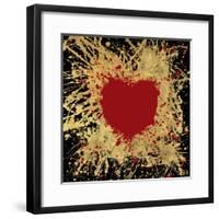 Heart of Gold 1-Art Licensing Studio-Framed Giclee Print