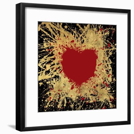 Heart of Gold 1-Art Licensing Studio-Framed Giclee Print