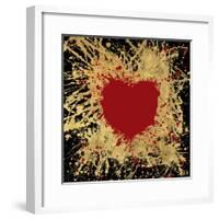 Heart of Gold 1-Art Licensing Studio-Framed Giclee Print