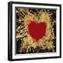 Heart of Gold 1-Art Licensing Studio-Framed Giclee Print