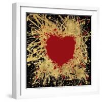 Heart of Gold 1-Art Licensing Studio-Framed Giclee Print