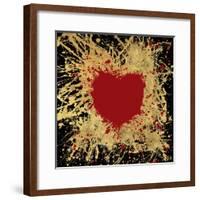 Heart of Gold 1-Art Licensing Studio-Framed Giclee Print