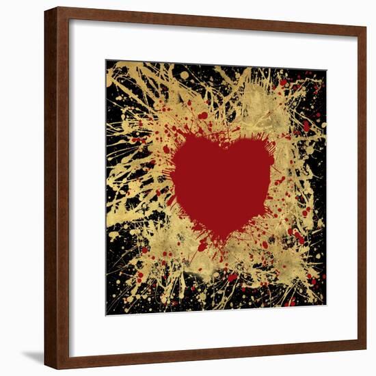 Heart of Gold 1-Art Licensing Studio-Framed Giclee Print