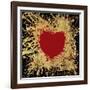 Heart of Gold 1-Art Licensing Studio-Framed Giclee Print