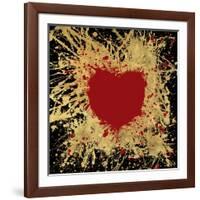 Heart of Gold 1-Art Licensing Studio-Framed Giclee Print