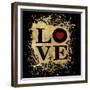 Heart of Gold 1V-Art Licensing Studio-Framed Giclee Print