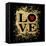 Heart of Gold 1V-Art Licensing Studio-Framed Stretched Canvas