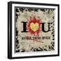 Heart of Gold III-Art Licensing Studio-Framed Giclee Print