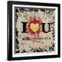 Heart of Gold III-Art Licensing Studio-Framed Giclee Print