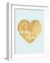 Heart of Gold Love-Miyo Amori-Framed Art Print