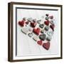 Heart of Hearts on White Wood-Tom Quartermaine-Framed Giclee Print