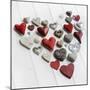 Heart of Hearts on White Wood-Tom Quartermaine-Mounted Giclee Print