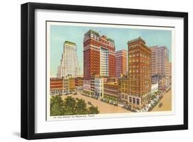 Heart of Memphis, Tennessee-null-Framed Art Print