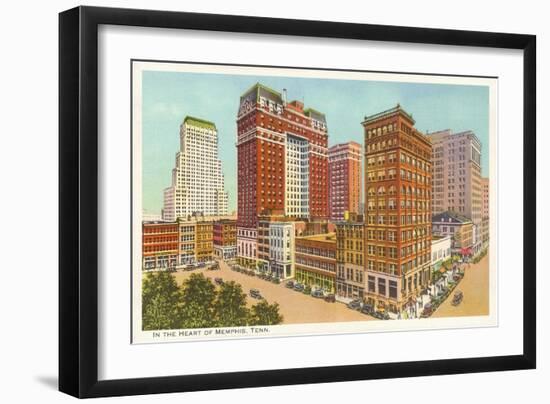 Heart of Memphis, Tennessee-null-Framed Art Print