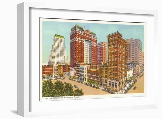 Heart of Memphis, Tennessee-null-Framed Art Print