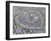 Heart of Midlothian, Royal Mile, Old Town, Edinburgh, Lothian, Scotland, Uk-Amanda Hall-Framed Photographic Print