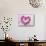 Heart of Pink Asters-Friedrich Strauss-Mounted Photographic Print displayed on a wall