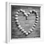 Heart of Shells in BW-Tom Quartermaine-Framed Giclee Print