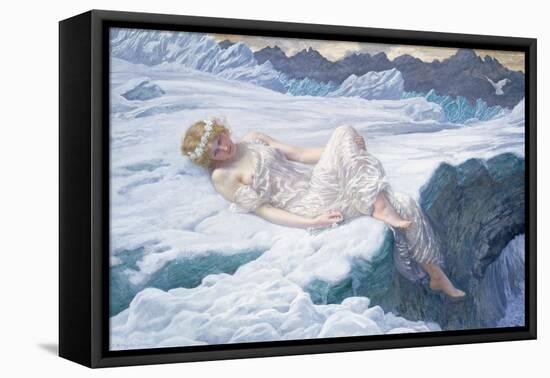 Heart of Snow, 1907-Edward Robert Hughes-Framed Stretched Canvas