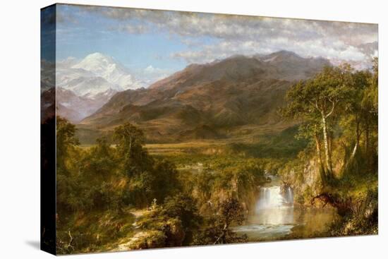 Heart of the Andes, 1859-Frederic Edwin Church-Stretched Canvas