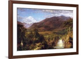 Heart of the Andes-Frederic Edwin Church-Framed Art Print