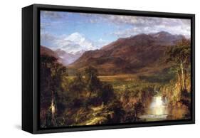 Heart of the Andes-Frederic Edwin Church-Framed Stretched Canvas