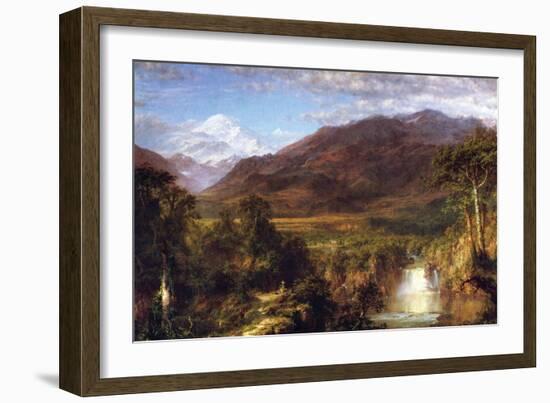 Heart of the Andes-Frederic Edwin Church-Framed Art Print