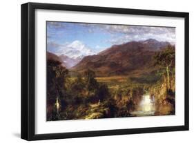 Heart of the Andes-Frederic Edwin Church-Framed Art Print