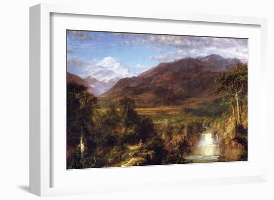 Heart of the Andes-Frederic Edwin Church-Framed Art Print