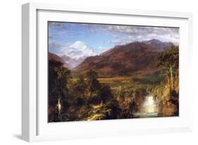 Heart of the Andes-Frederic Edwin Church-Framed Art Print