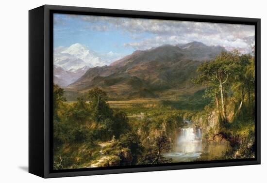 Heart of the Andes-Frederic Edwin Church-Framed Stretched Canvas