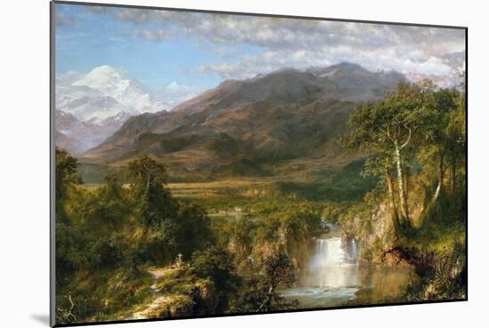 Heart of the Andes-Frederic Edwin Church-Mounted Premium Giclee Print