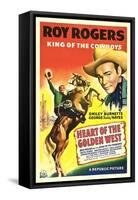 HEART OF THE GOLDEN WEST, Roy Rogers, 1942.-null-Framed Stretched Canvas