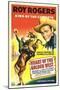 HEART OF THE GOLDEN WEST, Roy Rogers, 1942.-null-Mounted Art Print