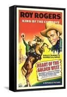 HEART OF THE GOLDEN WEST, Roy Rogers, 1942.-null-Framed Stretched Canvas
